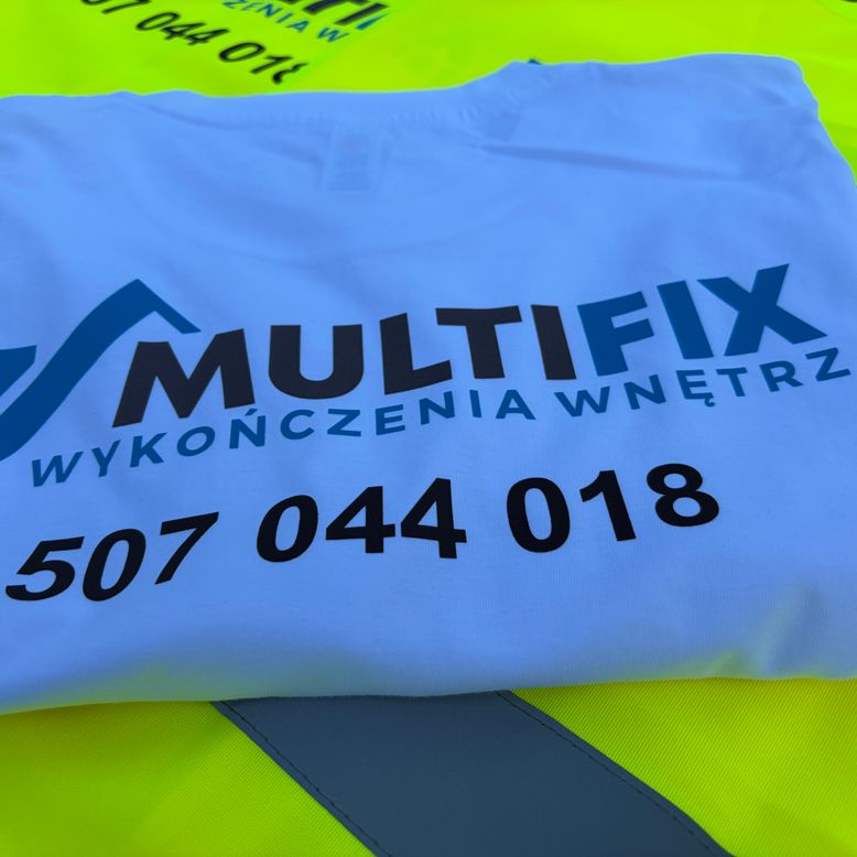 Koszulka z nadrukiem reklamowym