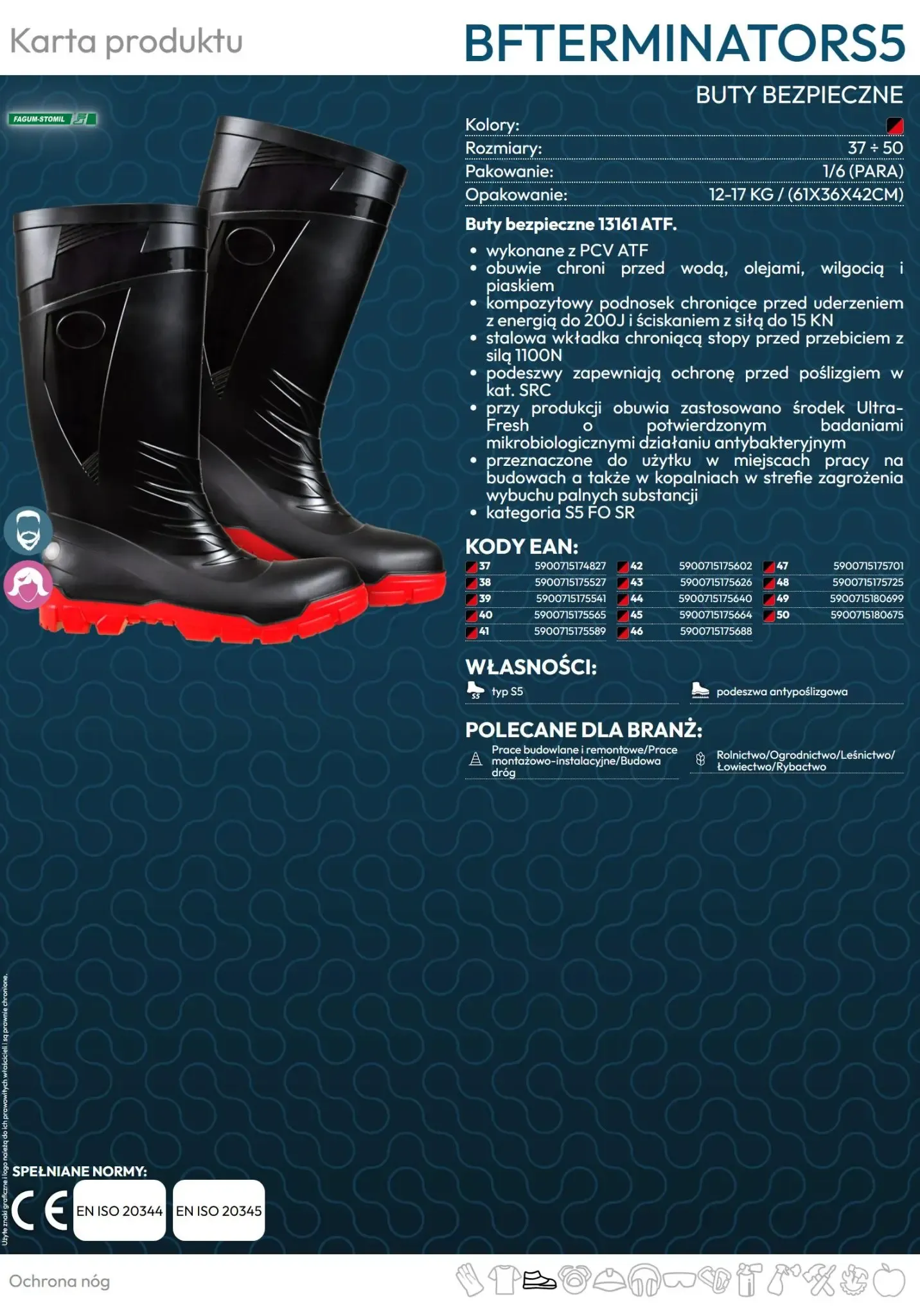 Buty gumowe S5