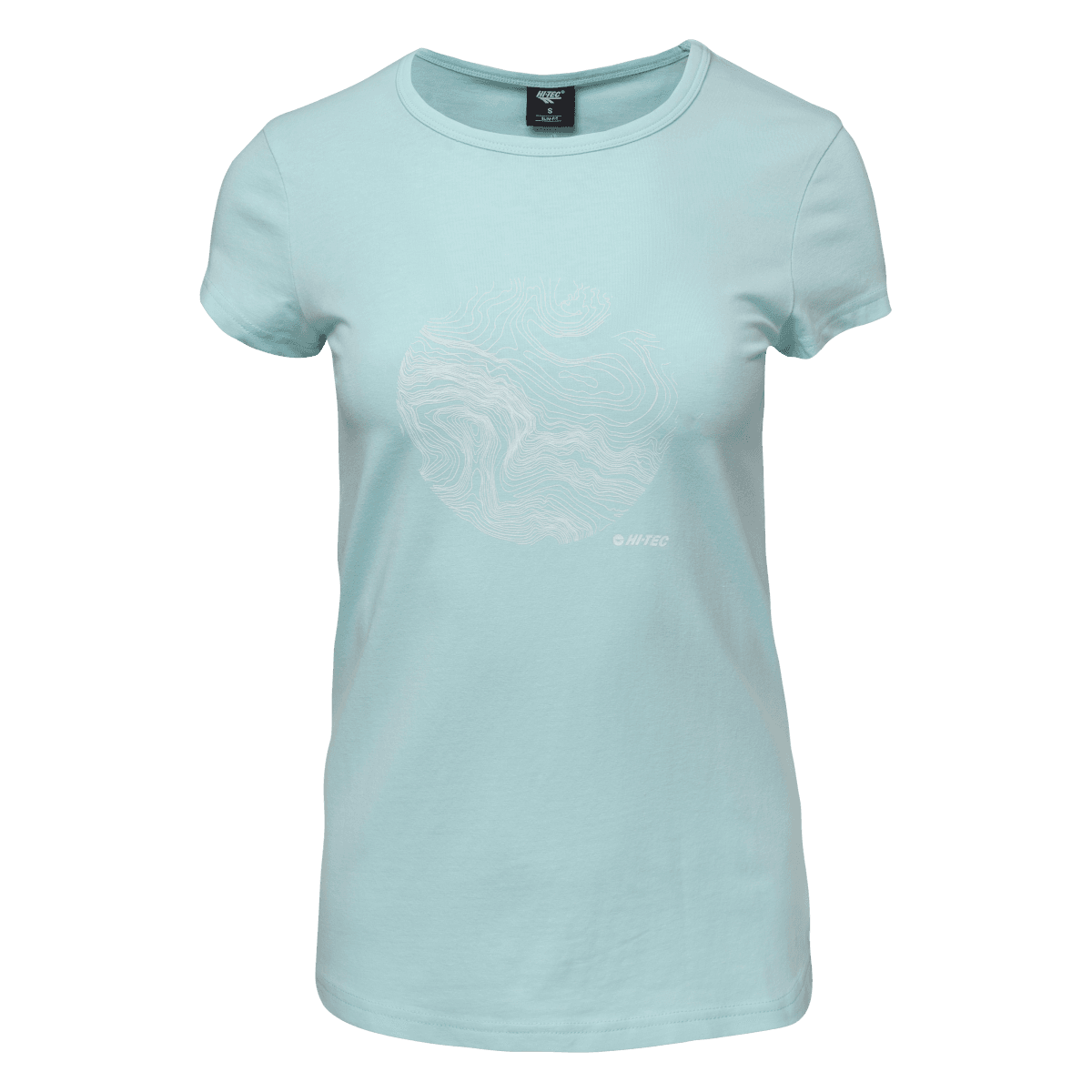 Damska Koszulka z krótkim rękawem LADY AKUJA SP HI-TEC BLUE TINT CASUAL