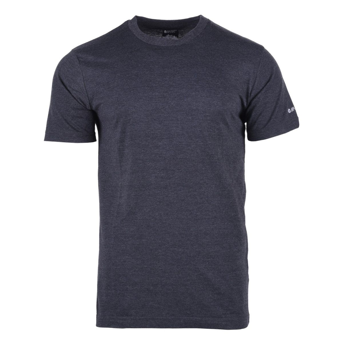 Męska Koszulka z krótkim rękawem PURO HI-TEC DARK GREY MELANGE CASUAL