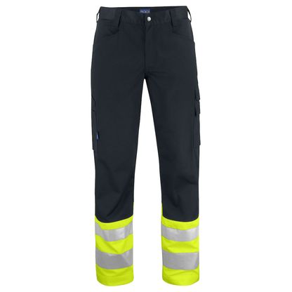 SPODNIE DO PASAEN ISO 20471 KLASA 1 6533 PROJOB YELLOW/ BLACK