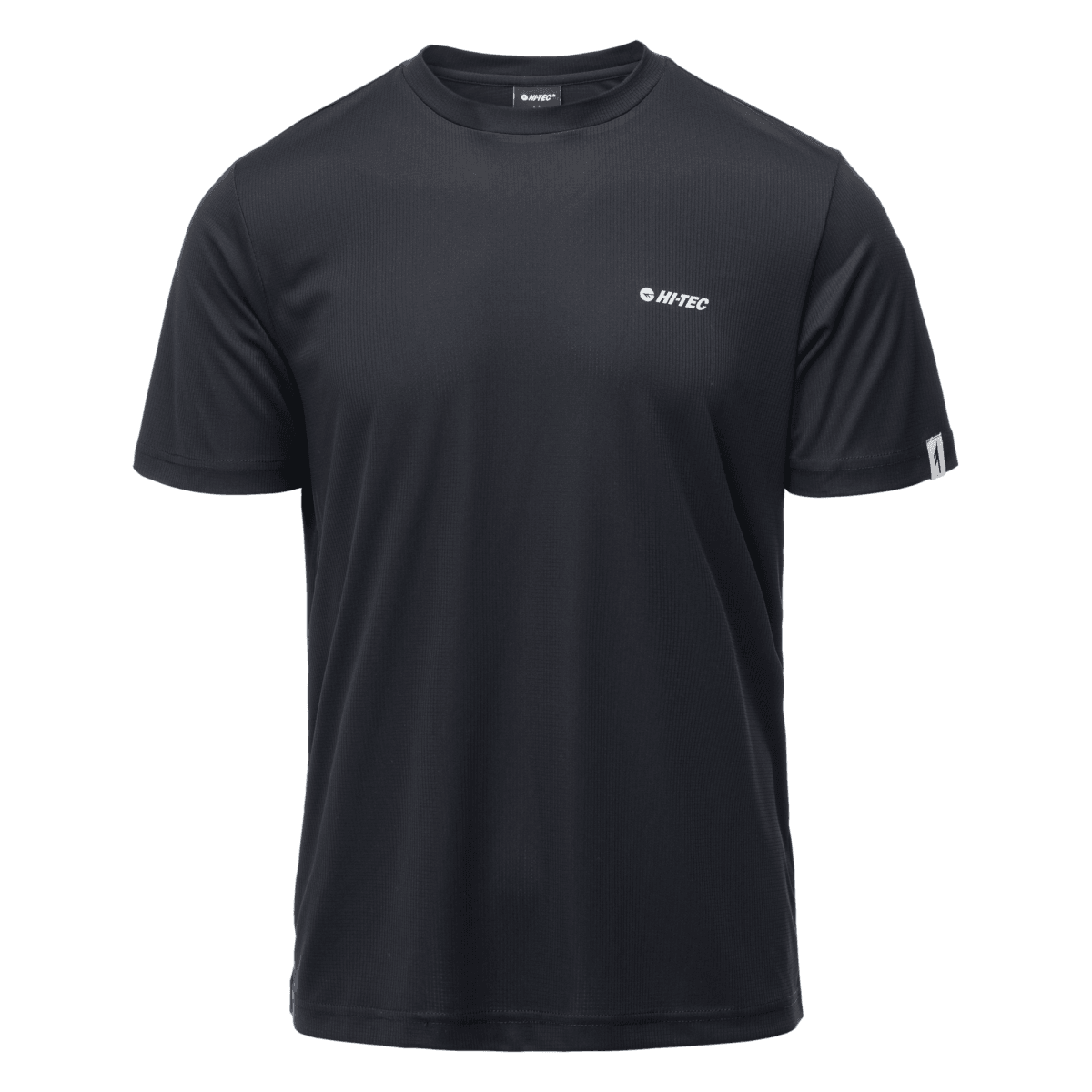 Męska Koszulka z krótkim rękawem HILBI II HI-TEC BLACK TRENING