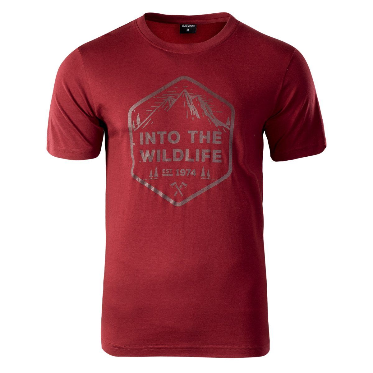 Męska Koszulka ONER HI-TEC MERLOT CASUAL