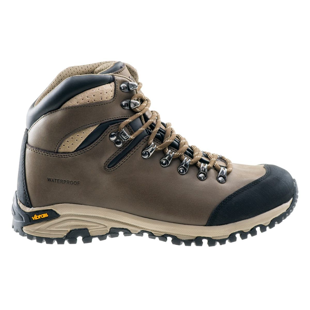 Męskie Buty SAJAMA MID WP HI-TEC BROWN/BLACK/SAND TURYSTYKA