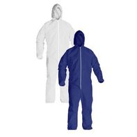 KOMBINEZON BIAŁY JEDNORAZOWY 50 SZT L-XXL