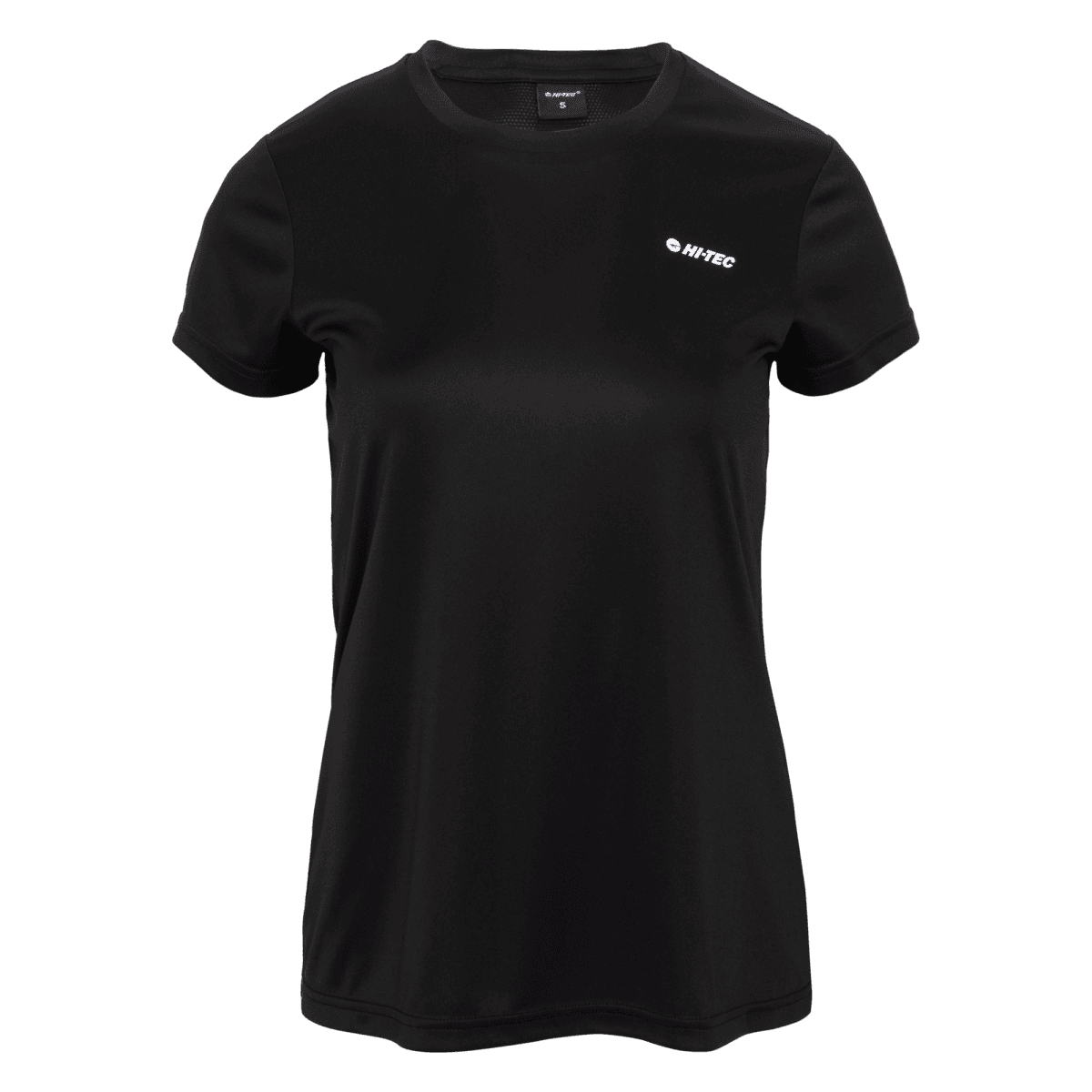 Damska Koszulka z krótkim rękawem LADY BODINI HI-TEC BLACK TRENING