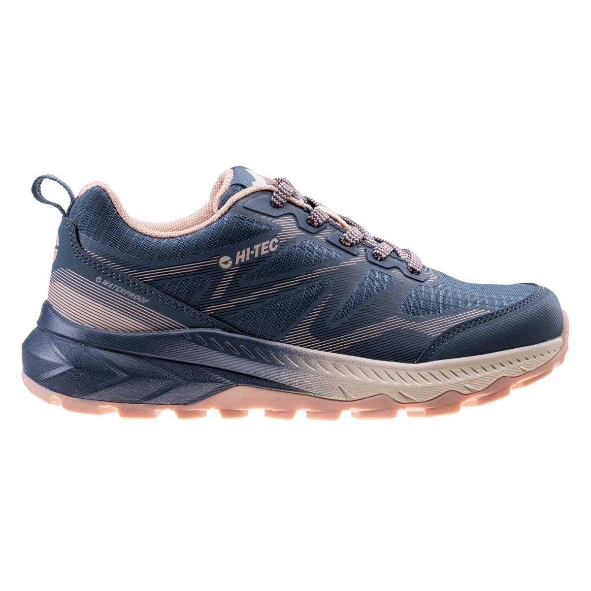 Damskie Buty VISATI WP WO’S HI-TEC SMOKE BLUE/LIGHT PINK/BEIGE TURYSTYKA