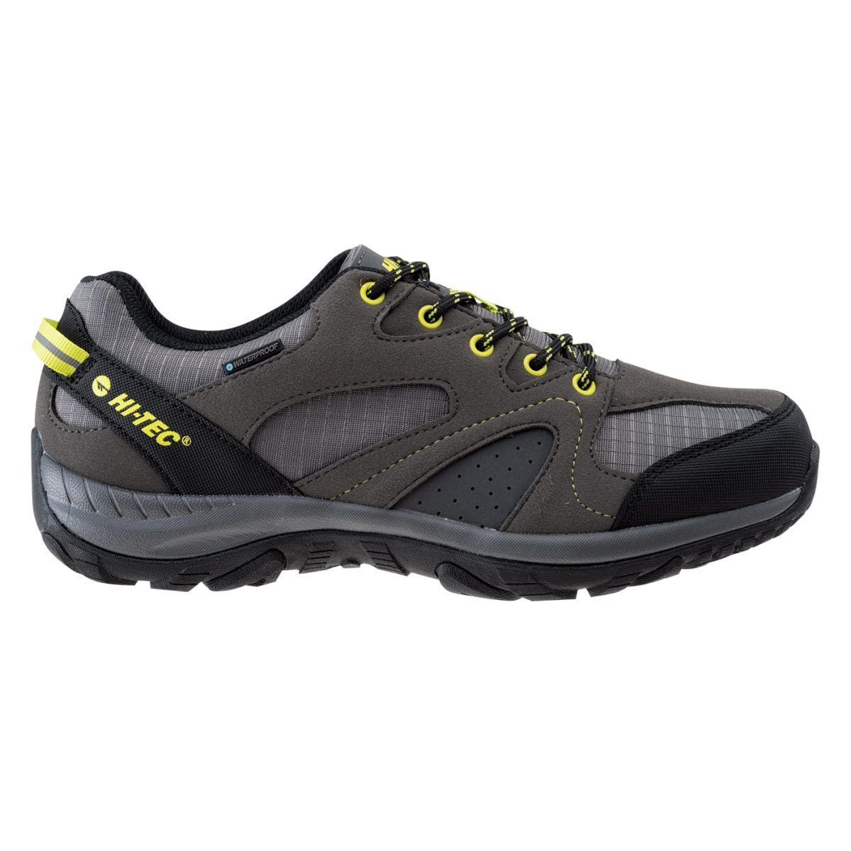 Męskie Buty HARITO WP HI-TEC DARK GREY/BLACK/LIME TURYSTYKA