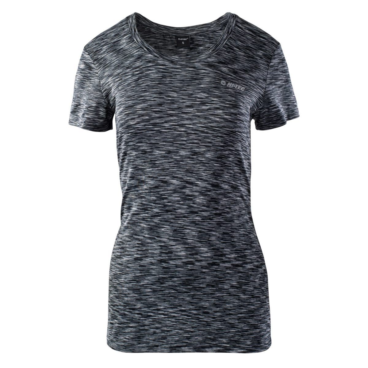 Damska Koszulka z krótkim rękawem LADY NILMA HI-TEC GRAY MELANGE TRENING