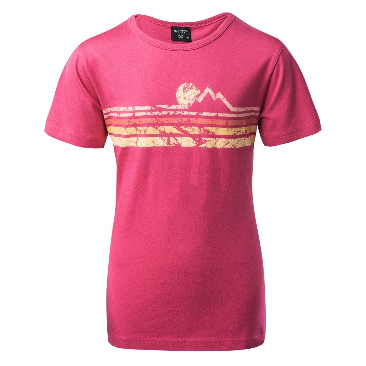Dziecięca Koszulka z krótkim rękawem NEIMO JRG HI-TEC ROSE RED CASUAL