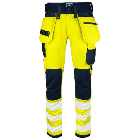 SPODNIE DO PASA STRETCH CL. 2/1 6573 PROJOB YELLOW/ NAVY