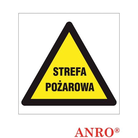 Znak ochrony PPOŻ Strafa pożarowa ZZ-44P