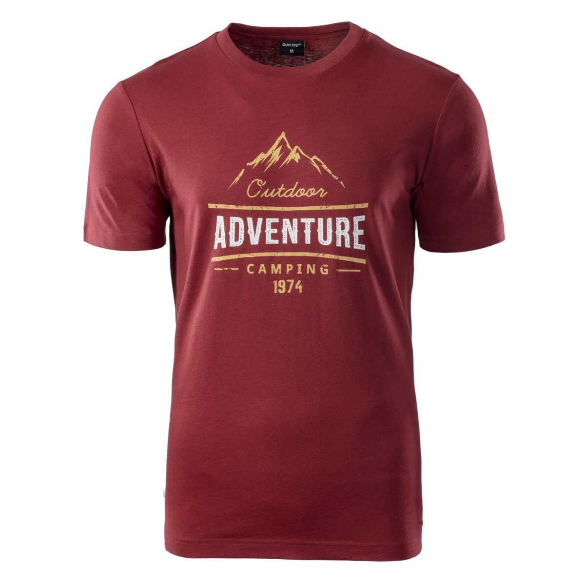 Męska Koszulka z krótkim rękawem CLOR HI-TEC POMEGRANATE CASUAL