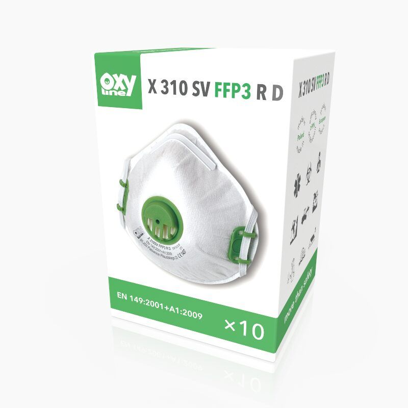 PÓŁMASKA FILTRUJĄCA X 310 SV FFP3 R D