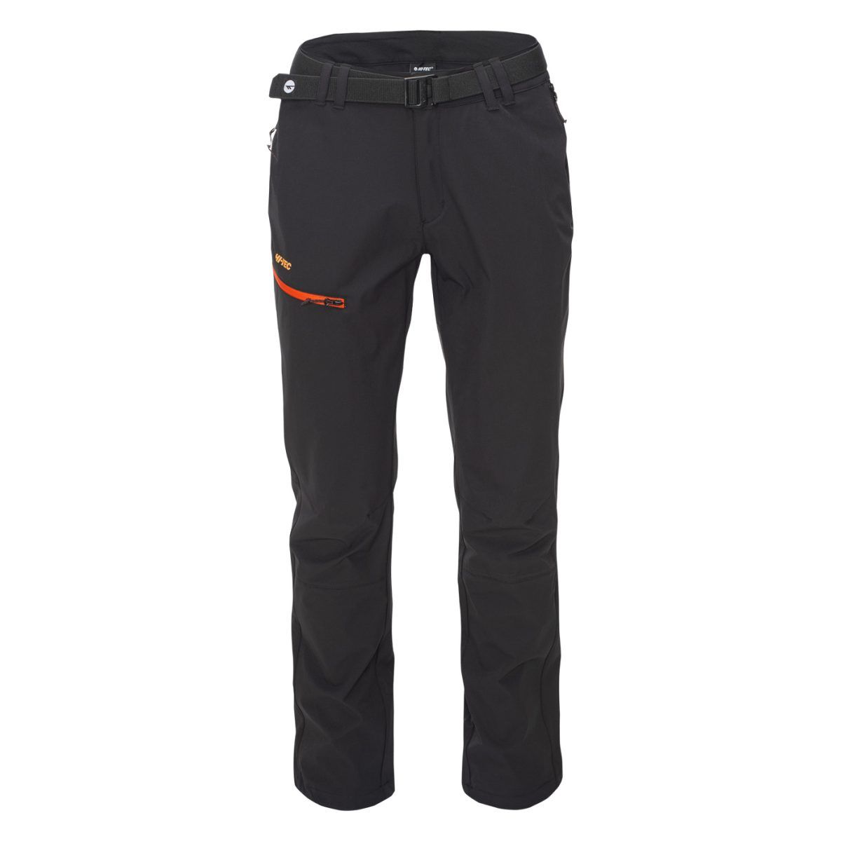 Męskie Spodnie PALMIRO SP HI-TEC BLACK/ROOIBOS TEA SOFTSHELL TURYSTYKA