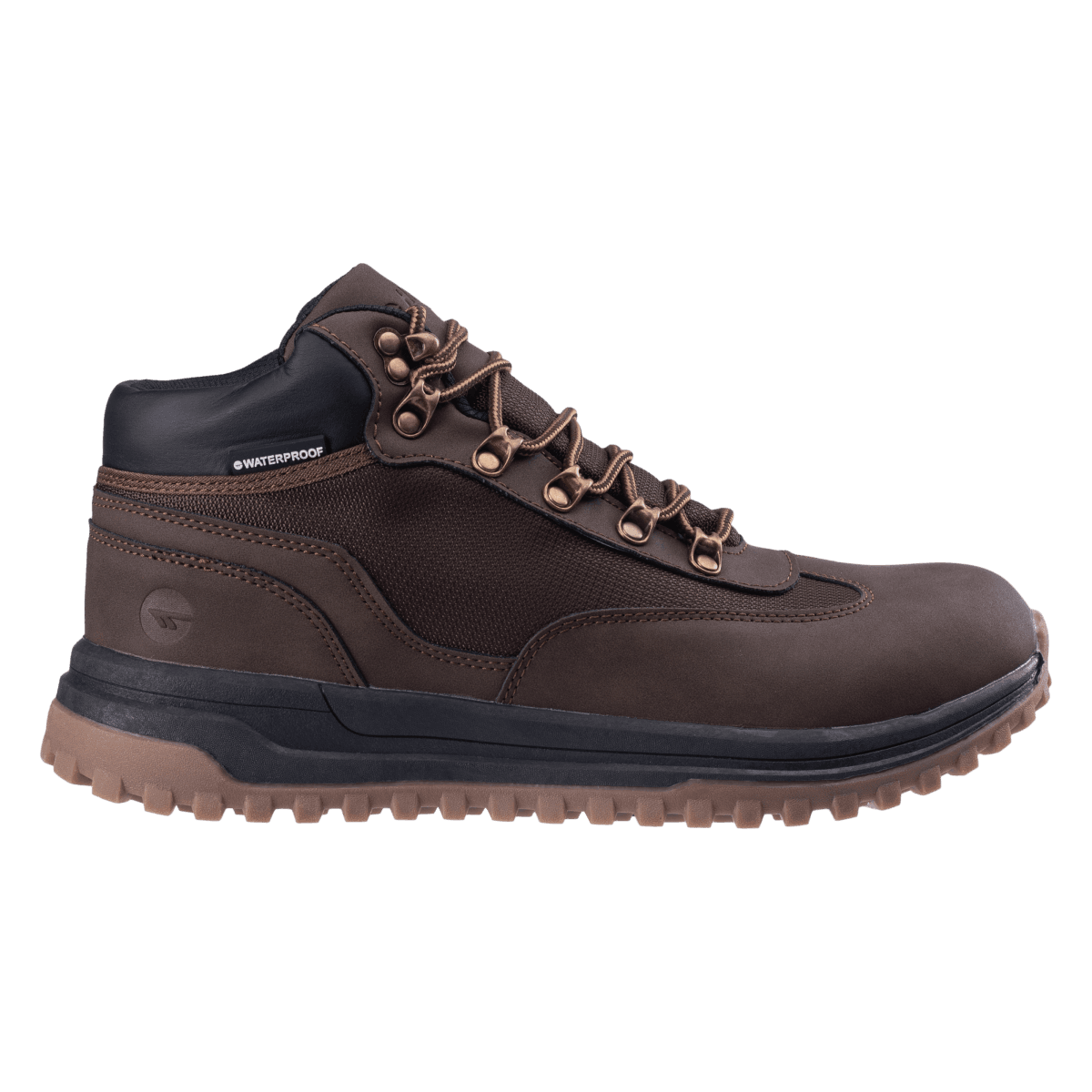 Męskie Buty RULEN MID WP HI-TEC DARK BROWN/BLACK CASUAL