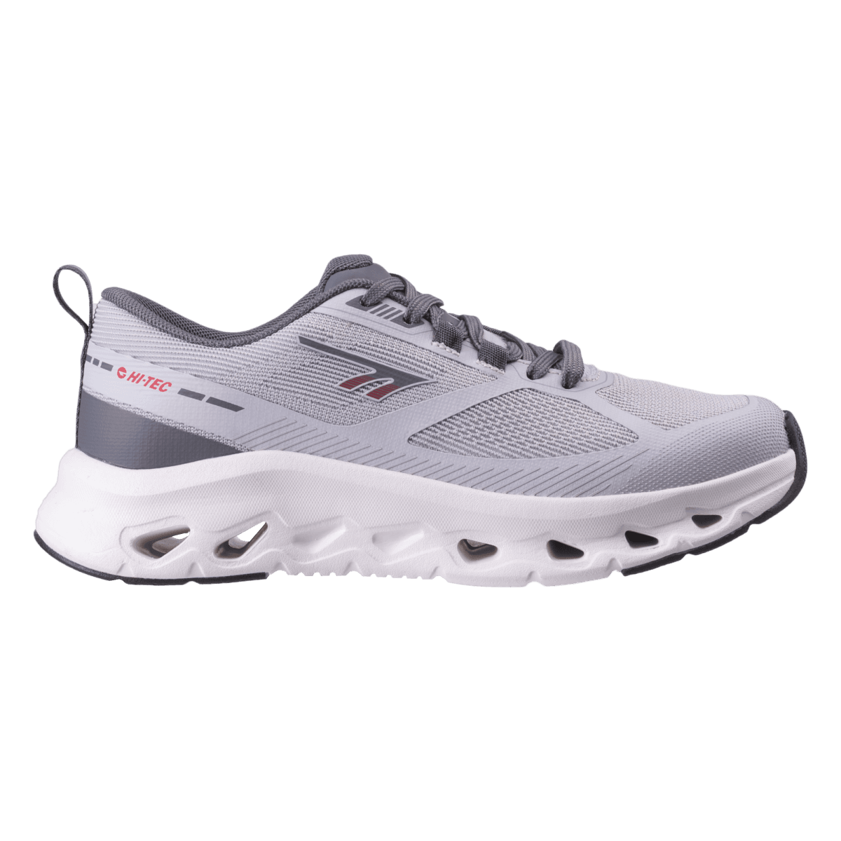 Damskie Buty JUVAL WO’S HI-TEC LIGHT GREY/DARK GREY/RED CASUAL