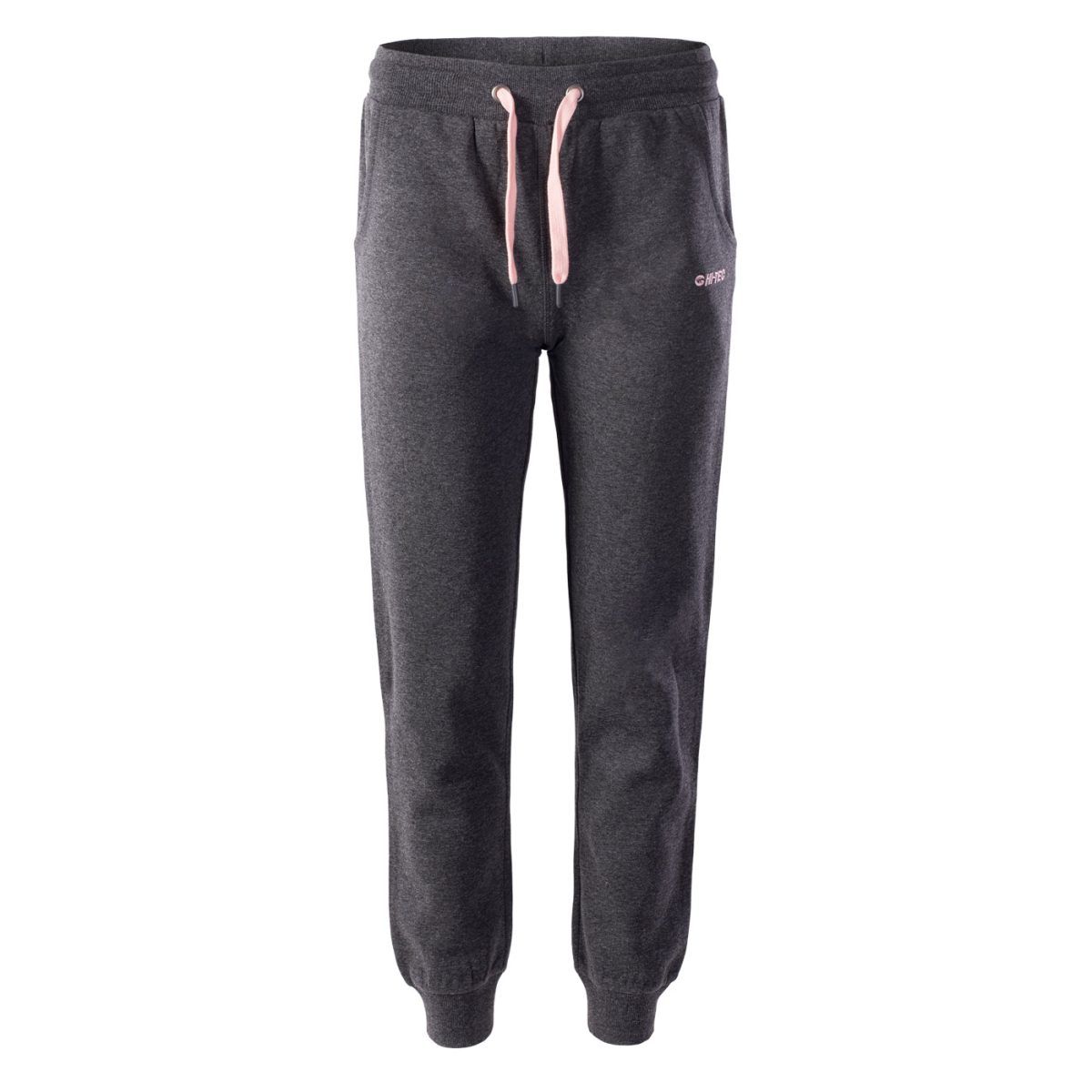 Damskie Spodnie LADY MELIAN HI-TEC DARK GREY MELANGE/IMPATIENS PINK CASUAL