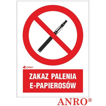 Znak ochrony PPOŻ. „Zakaz palenia ZZ-12P6