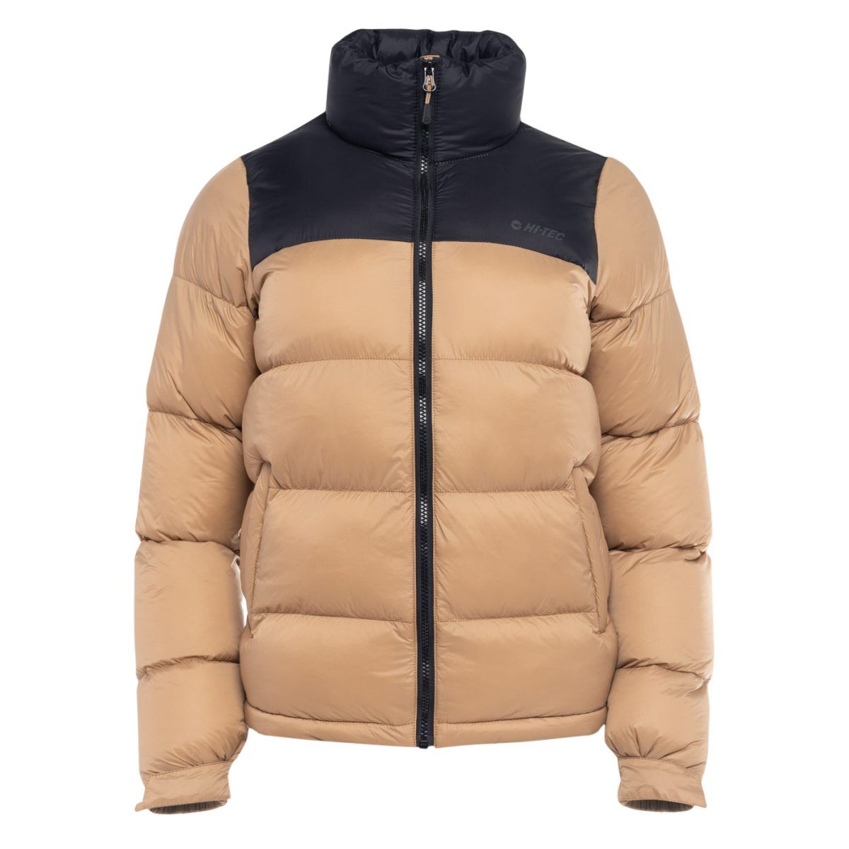 Damska Kurtka zimowa pikowana LADY FOWELLA HI-TEC NATURAL/BLACK TURYSTYKA