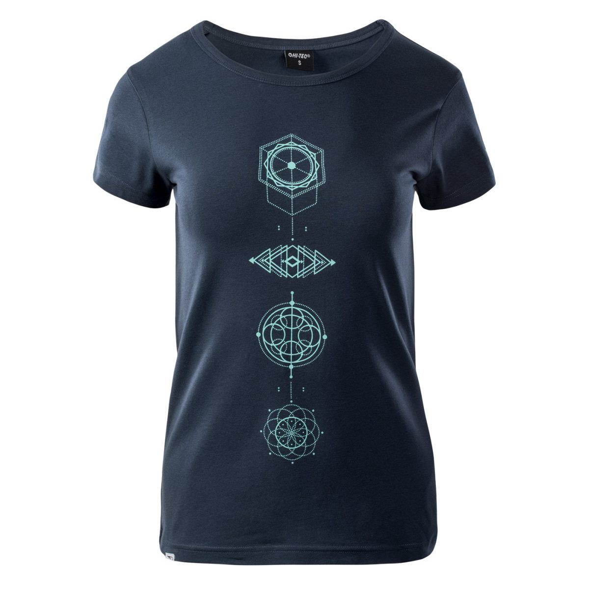 Damska Koszulka z krótkim rękawem LADY ARIA HI-TEC DRESS BLUES CASUAL