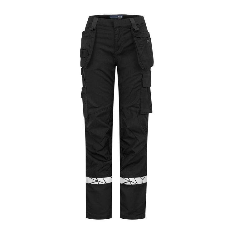 Spodnie do pasa robocze damskie z otwartymi kieszeniami 7513 PROJOB BLACK/ BLACK