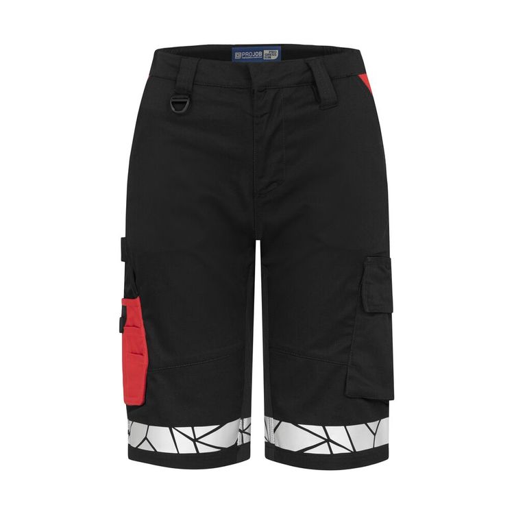 Szorty robocze damskie 7514 PROJOB BLACK/ RED