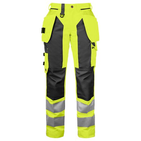 SPODNIE DO PASA EN ISO 20471 DAMSKIE 6519 PROJOB YELLOW/ BLACK
