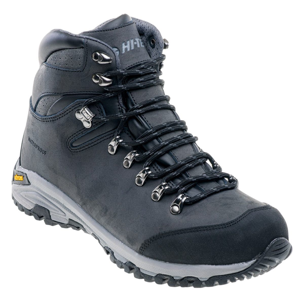 Męskie Buty SAJAMA MID WP HI-TEC BLACK/DARK GREY TURYSTYKA