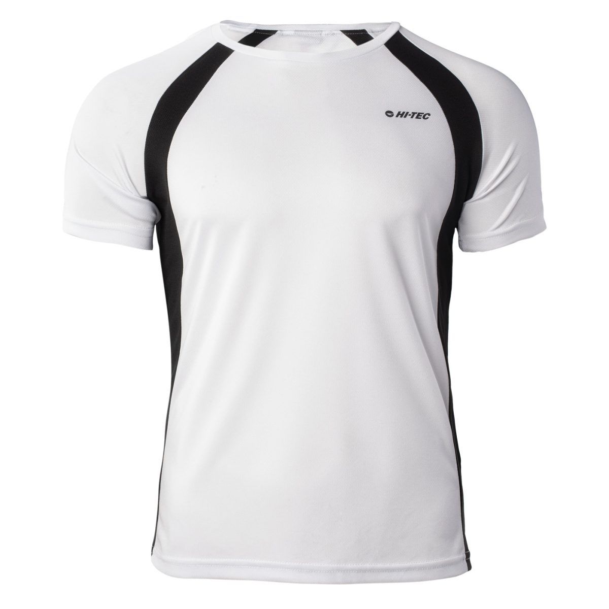Męska Koszulka z krótkim rękawem MAVEN HI-TEC WHITE/BLACK TRENING