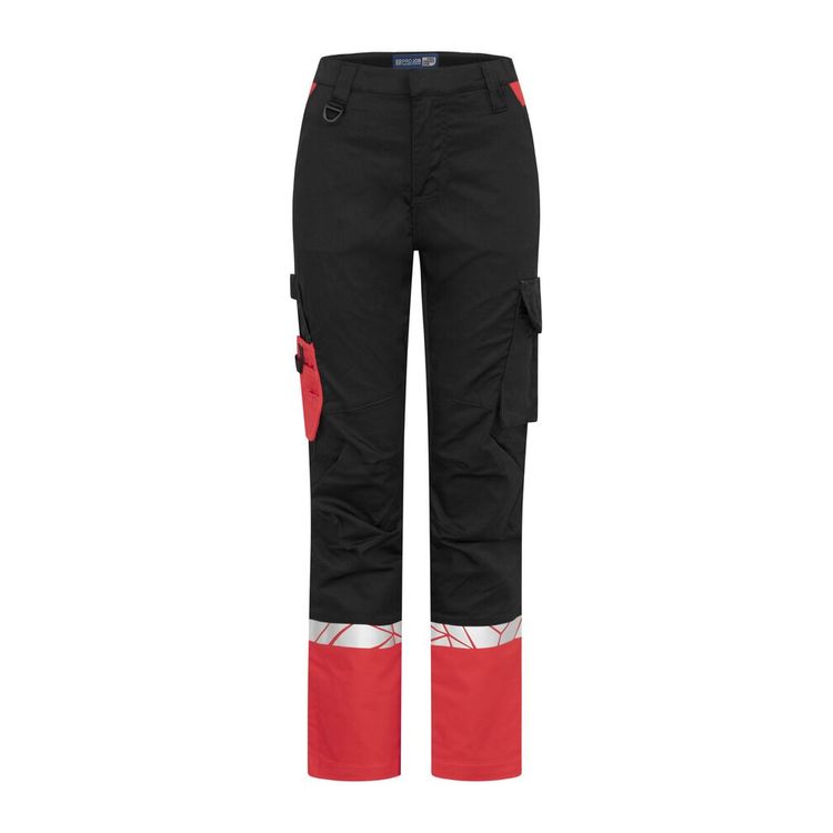 Spodnie do pasa serwisowe damskie 7511 PROJOB BLACK/ RED