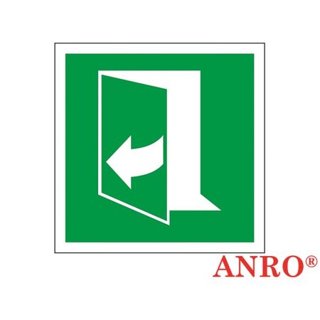 Znak ewakuacyjny „Ciągnąć, aby otworzyć drzwi (lewe)” ZZ-E058
