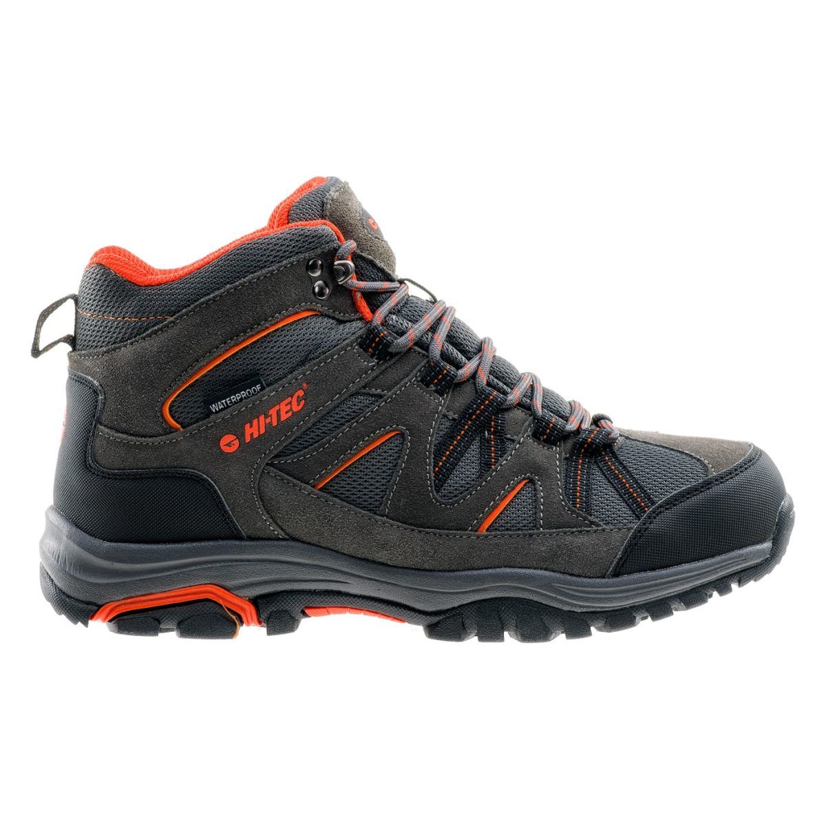 Męskie Buty RAPOSO MID WP HI-TEC DARK GREY/ORANGE/LIGHT GREY TURYSTYKA