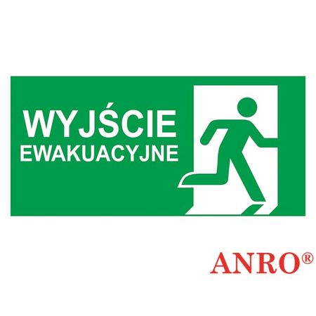Znak ewakuacyjny „Wyjście ewakuacyjne (łączone) lewe Z-E002-5