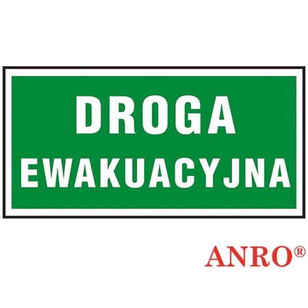 Znak ewakuacyjny „Droga ewakuacyjna” Z-40E