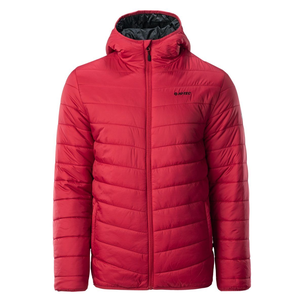Męska Kurtka pikowana NAVARO HI-TEC HAUTE RED/BLACK TURYSTYKA