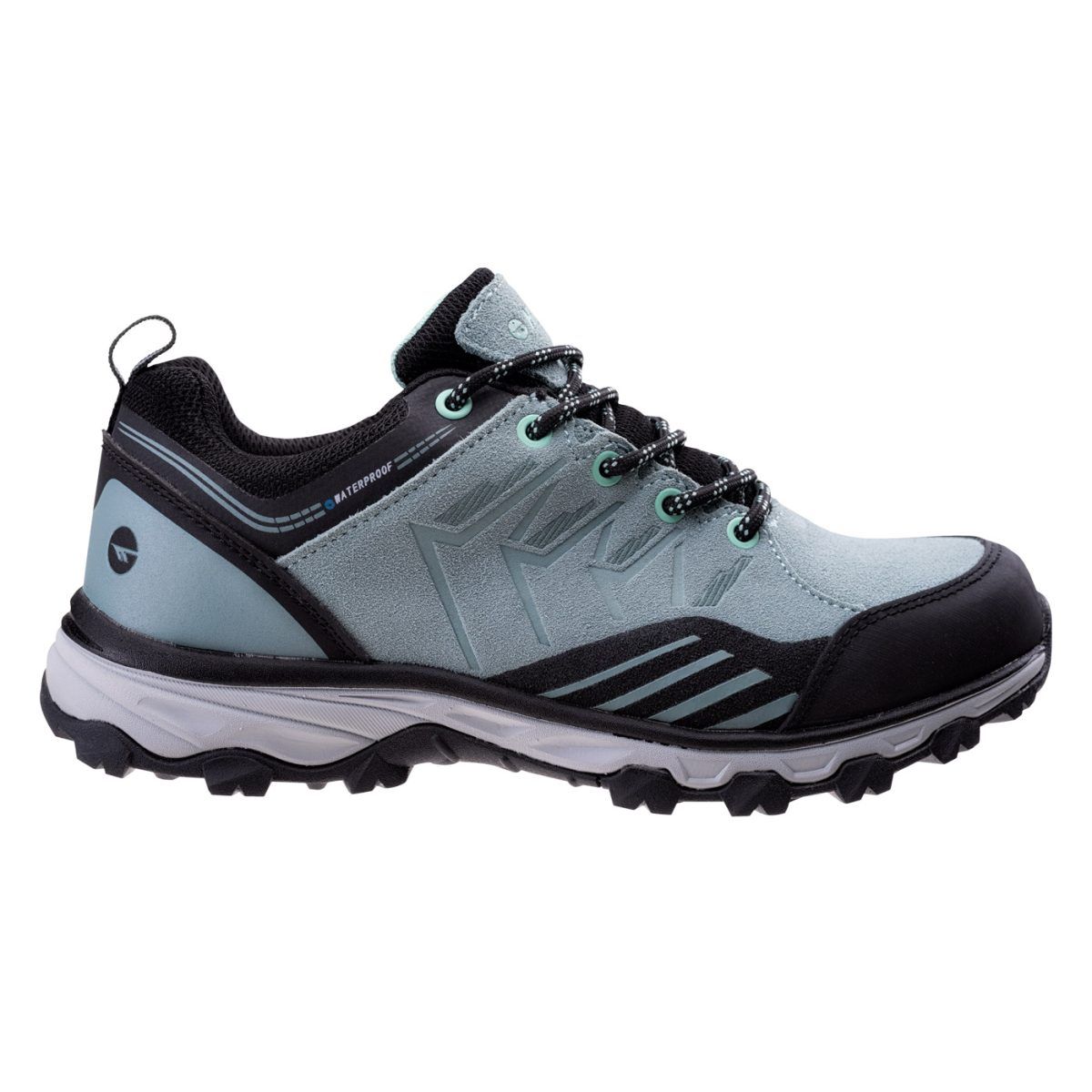 Damskie Buty TRAPAN WP WO’S HI-TEC GREEN GREY/BLACK/MINT TURYSTYKA