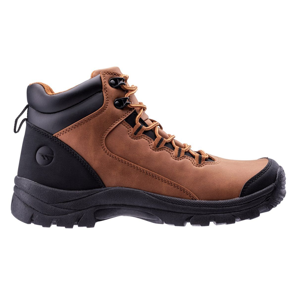 Męskie Buty RENAR MID HI-TEC CAMEL/BLACK CASUAL