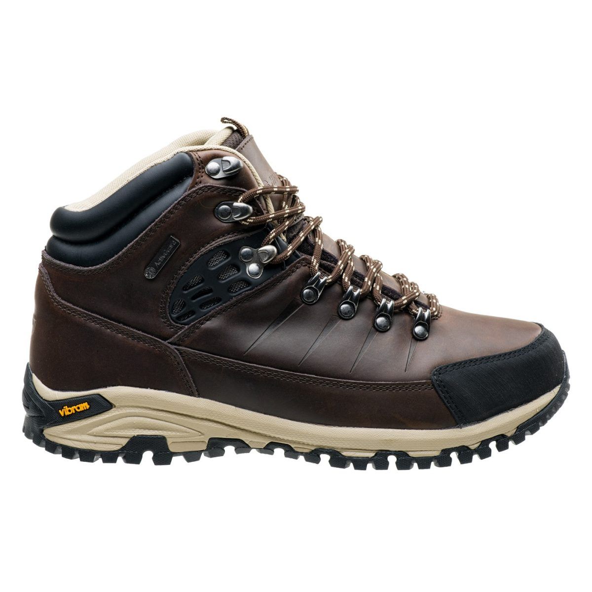 Męskie Buty LOTSE MID WP HI-TEC BROWN/BLACK/BEIGE TURYSTYKA