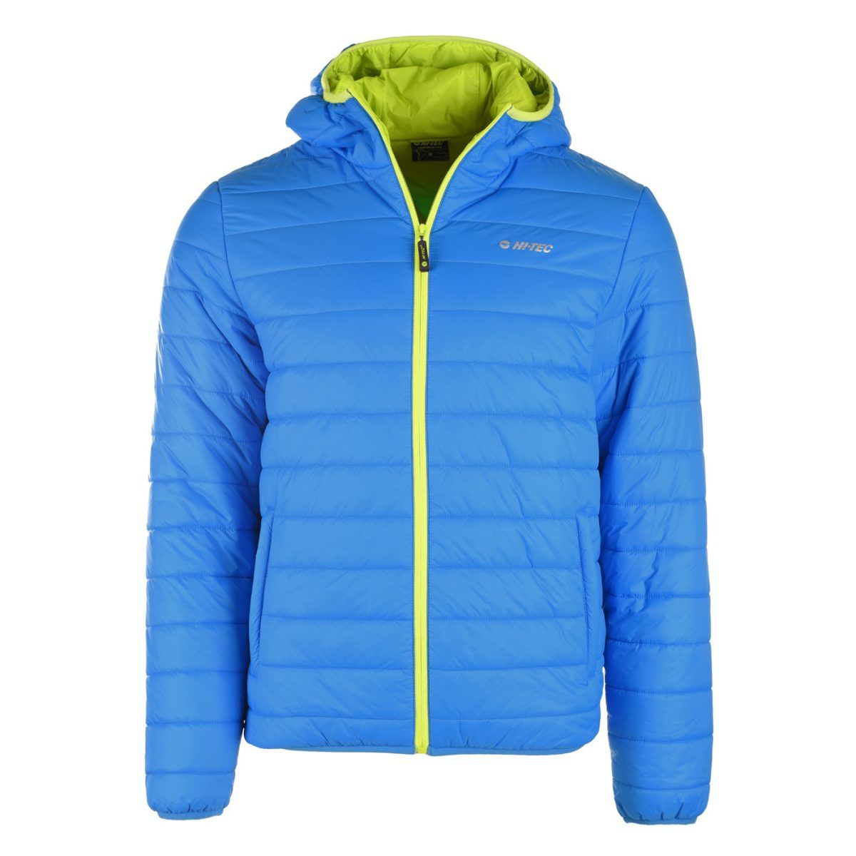 Męska Kurtka pikowana NORIS HI-TEC DIVA BLUE/LIME PUNCH TURYSTYKA