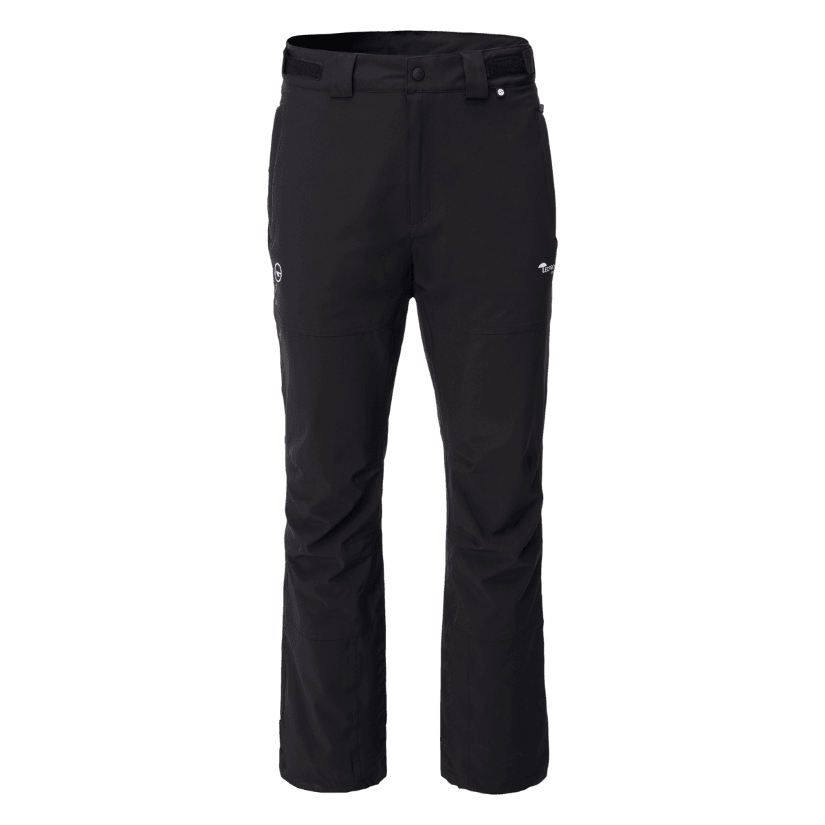 Męskie Spodnie TRAMAN II HI-TEC BLACK SOFTSHELL TURYSTYKA