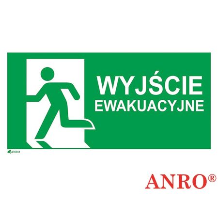 Znak ewakuacyjny „Wyjście ewakuacyjne (łączone) prawe Z-E001-5