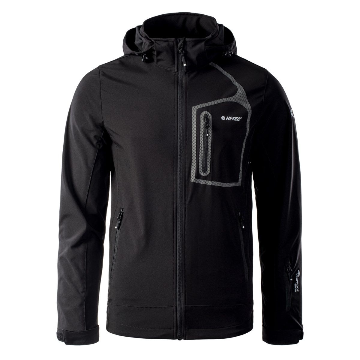 Męski Softshell RONER II HI-TEC VALLARTA BLUE/BLACK/CHINESE RED