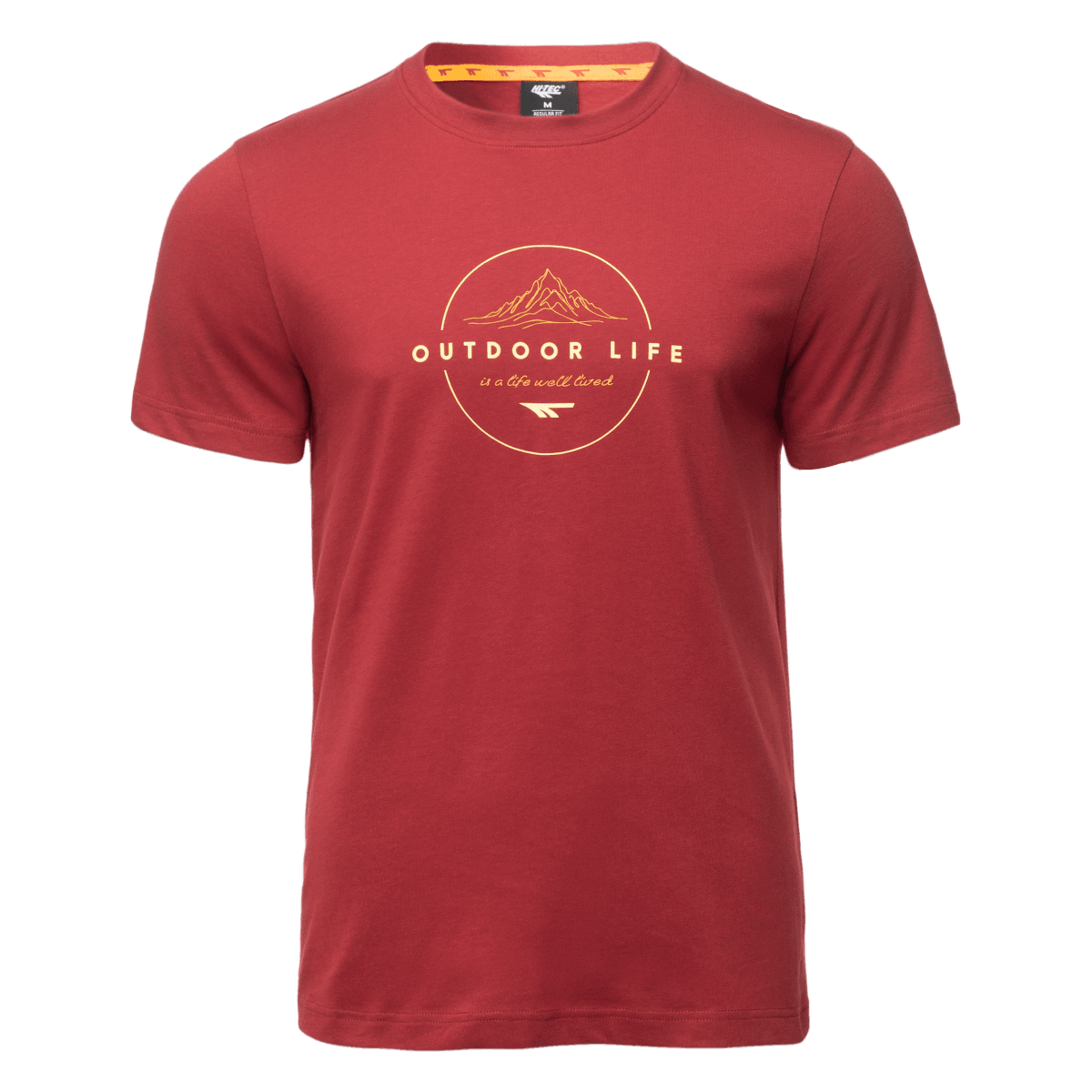 Męska Koszulka z krótkim rękawem HOGAN HI-TEC MERLOT CASUAL