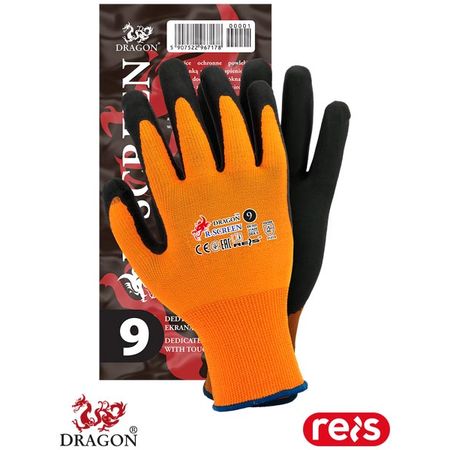 RĘKAWICE OCHRONNE REIS DRAGON R-SCREEN9 R-SCREEN PB