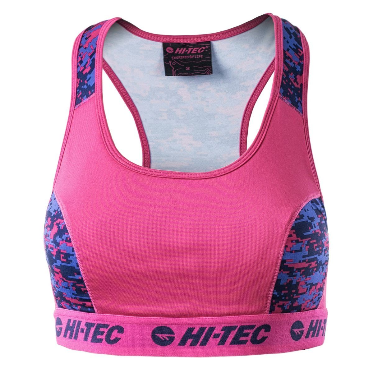 Damska Koszulka LADY ATIM HI-TEC BEETROOT PURPLE PATTERN TRENING