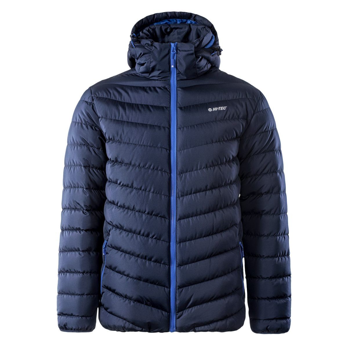 Męska Kurtka zimowa pikowana MICHOS HI-TEC DRESS BLUES/LAPIS BLUE TURYSTYKA