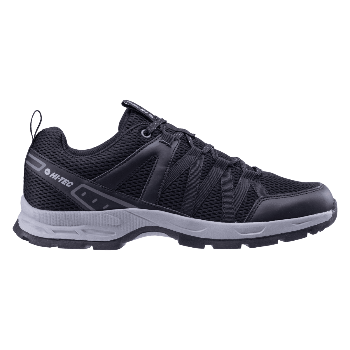Męskie Buty DELSON LOW HI-TEC BLACK TURYSTYKA