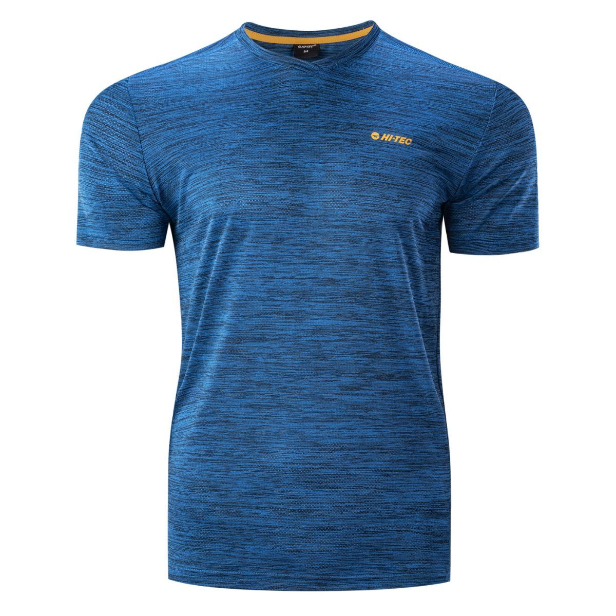 Męska Koszulka z krótkim rękawem HICTI HI-TEC CLASSIC BLUE MELANGE/SKY CAPTAIN TRENING