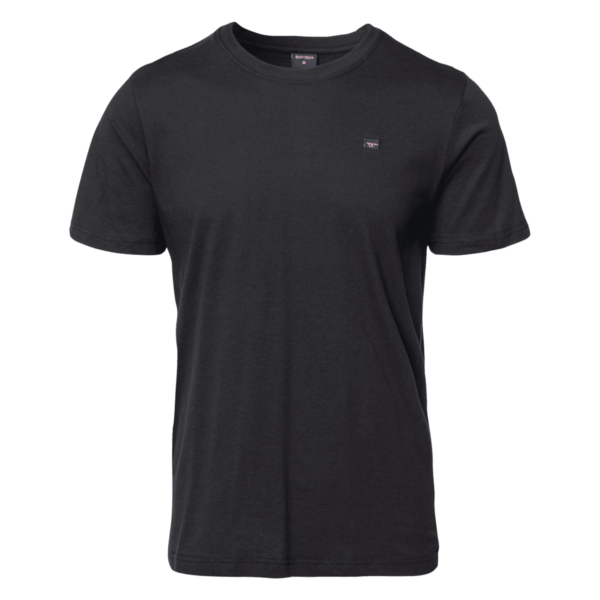 Męska Koszulka z krótkim rękawem PLAYO HI-TEC BLACK CASUAL
